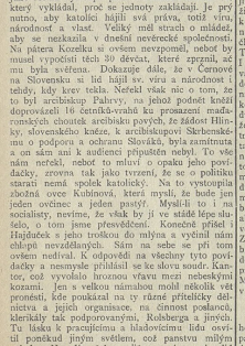 Křesťansko-sociální schůze vystoupil páter Suchánek z Komárova