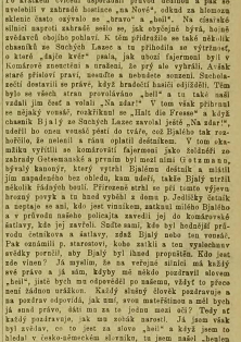 Několik chasníků ze S. Lazec způsobilo rozruch v Komárově