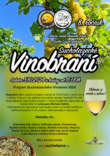 Pozvánka na 8. ročník Sucholazeckého vinobraní